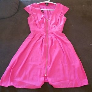 Front zipper sundress